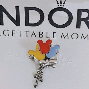 Pandora Mickey Mouse Balloons Charm S925 Sterling Silver with box